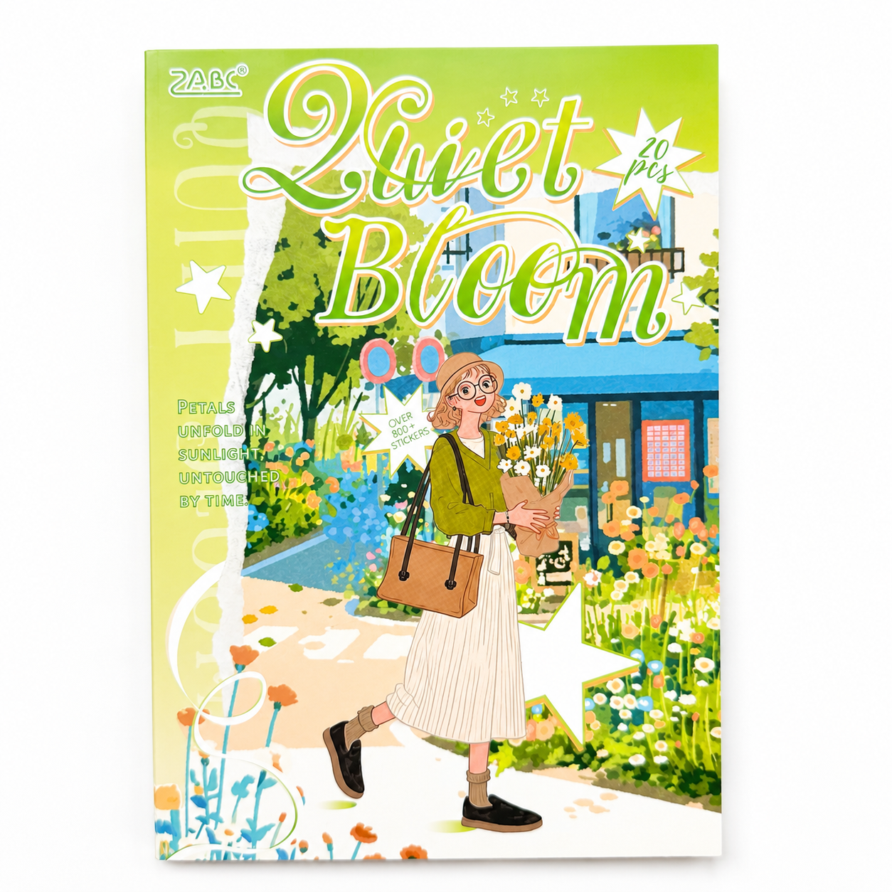 Quiet Bloom Sticker Book | 800+ PET Stickers 🌿