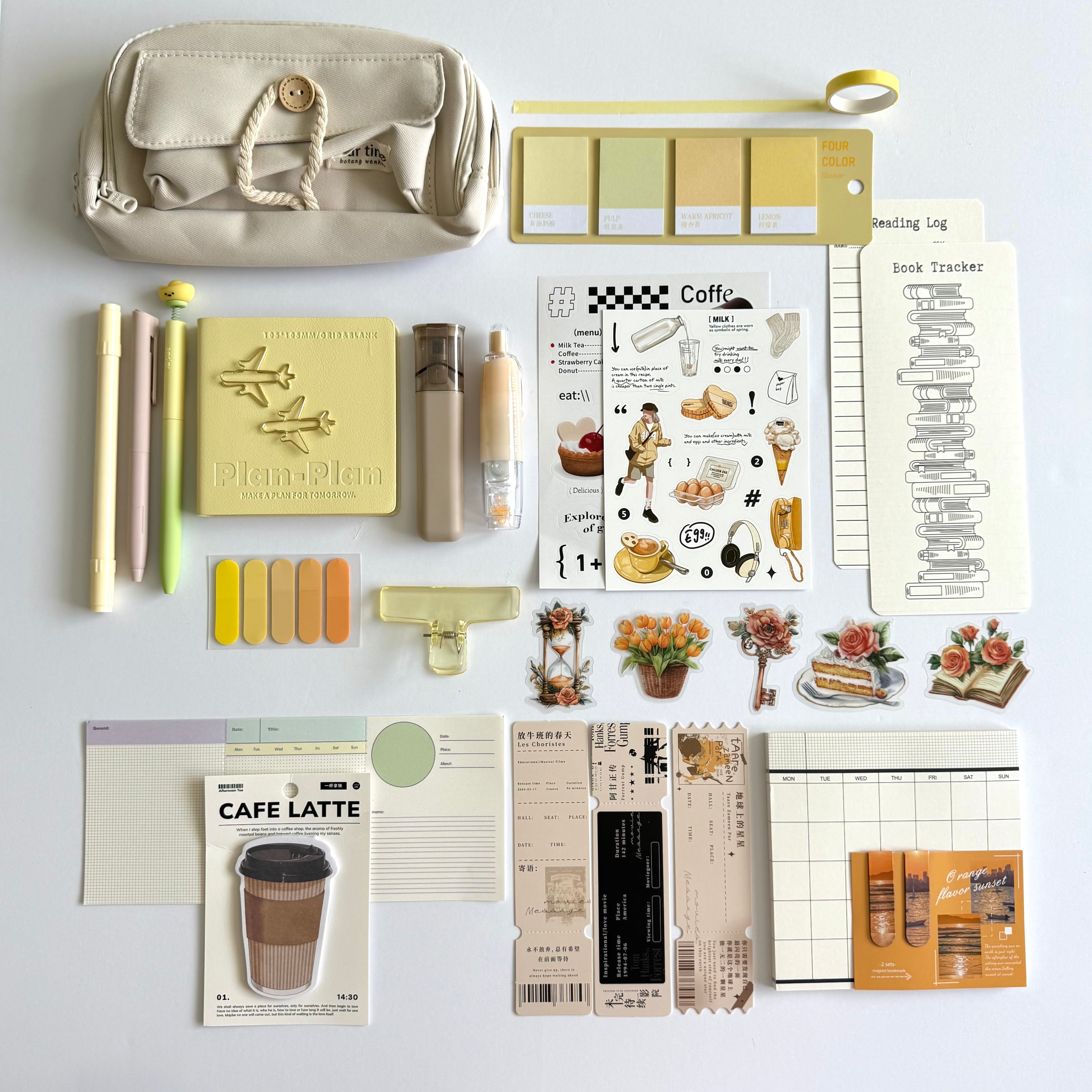 ☀️ Yellow Bundle — Cozy Café Mornings