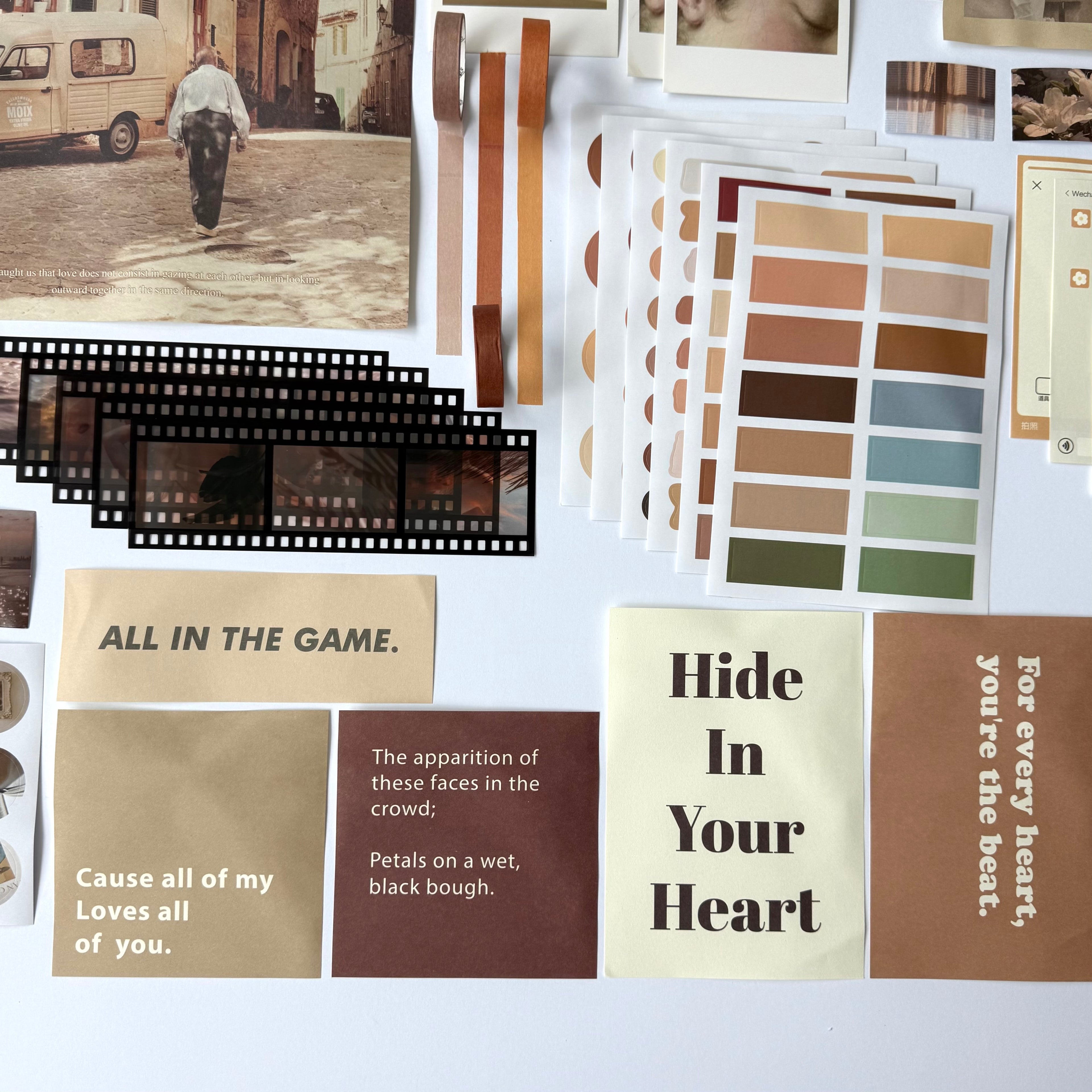 🤎 Spain Vintage Atelier — Luxury Collage Kit (64 pcs)