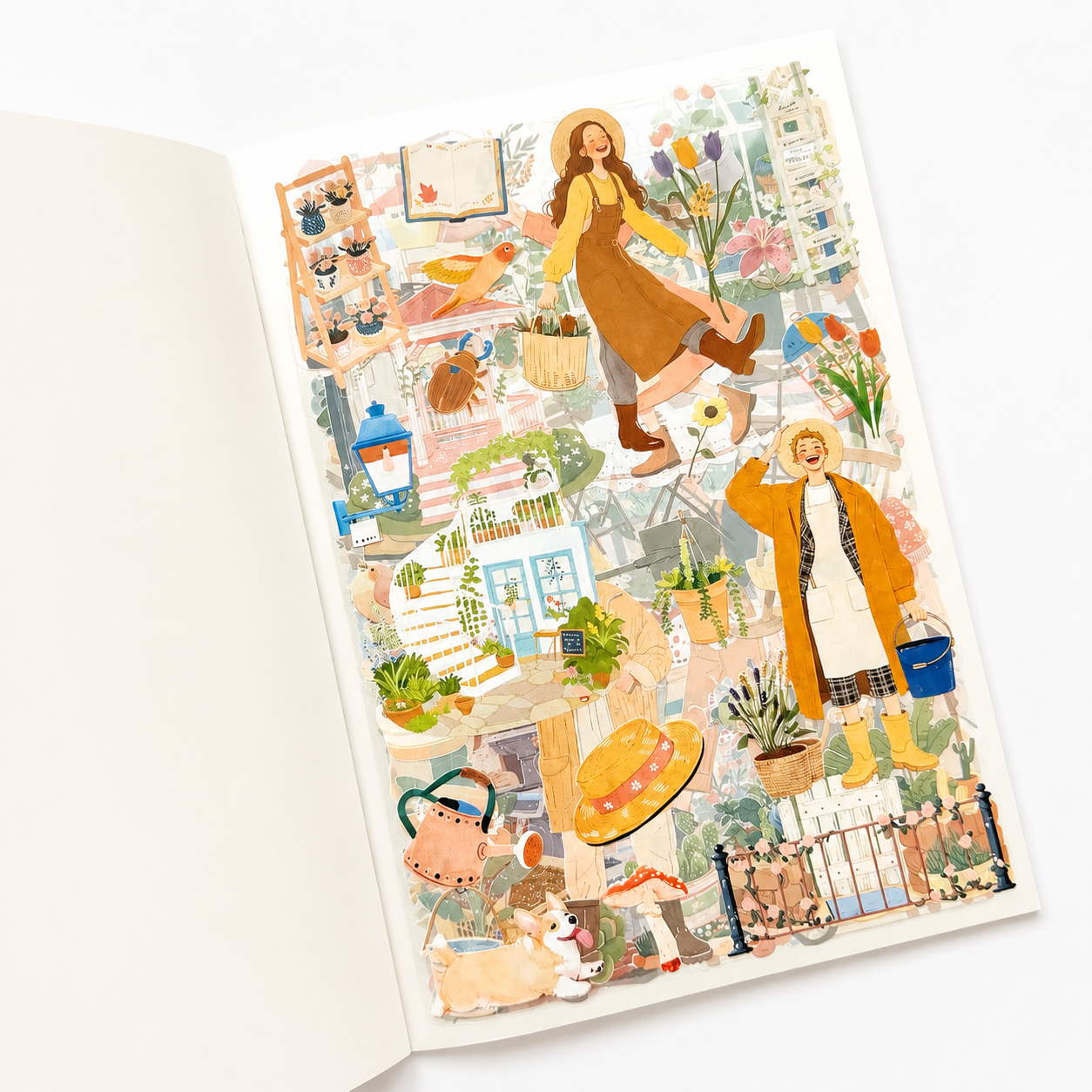 Quiet Bloom Sticker Book | 800+ PET Stickers 🌿