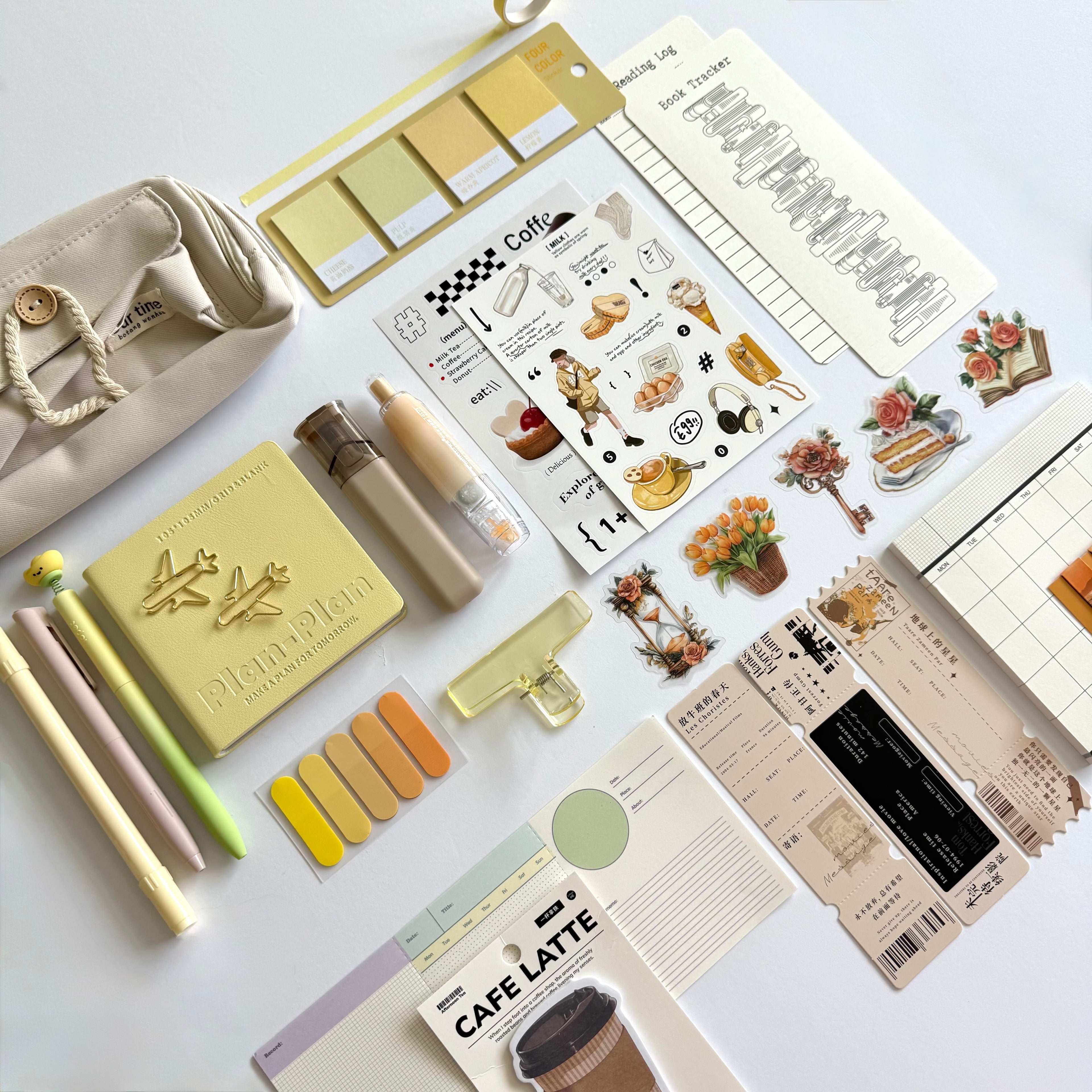 ☀️ Yellow Bundle — Cozy Café Mornings