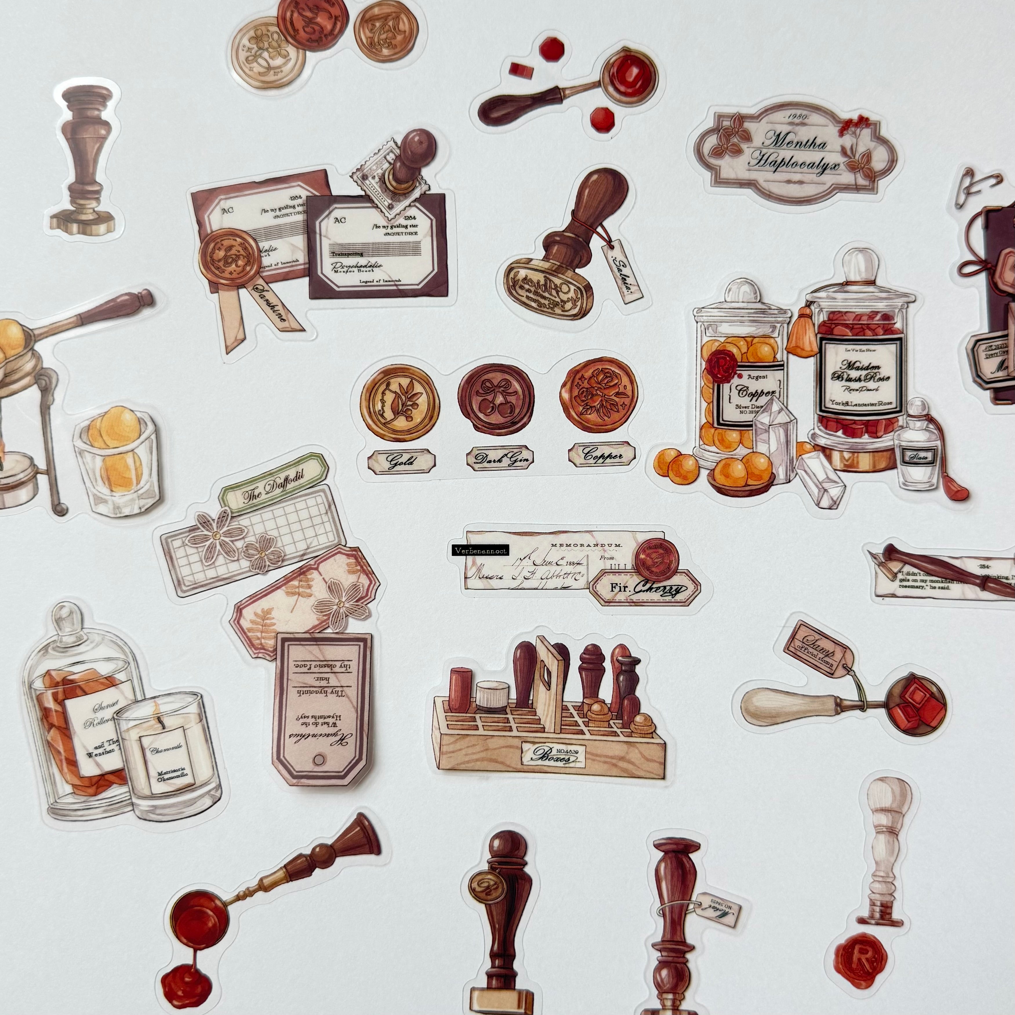 Wax Seal Rituals — Sticker Set (20 pcs)