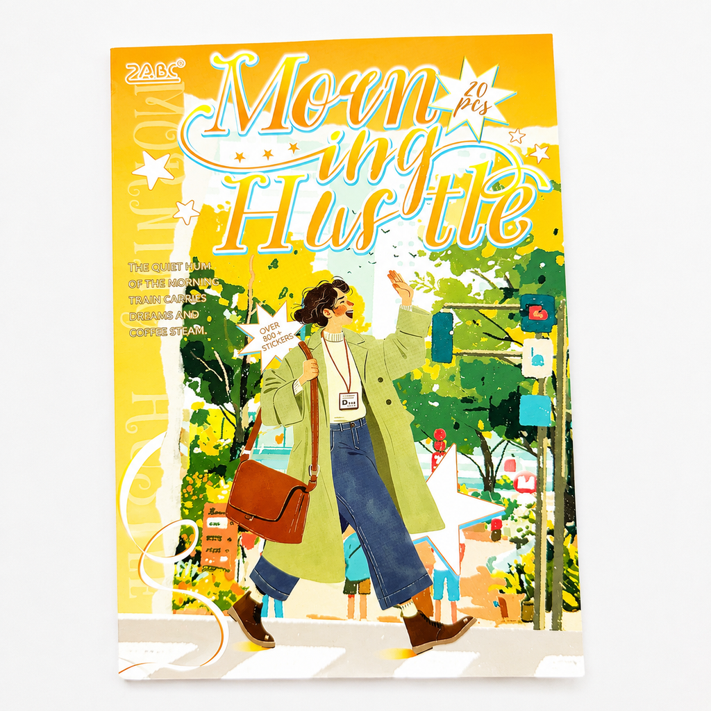 Morning Hustle Sticker Book | 800+ PET Stickers ☀️