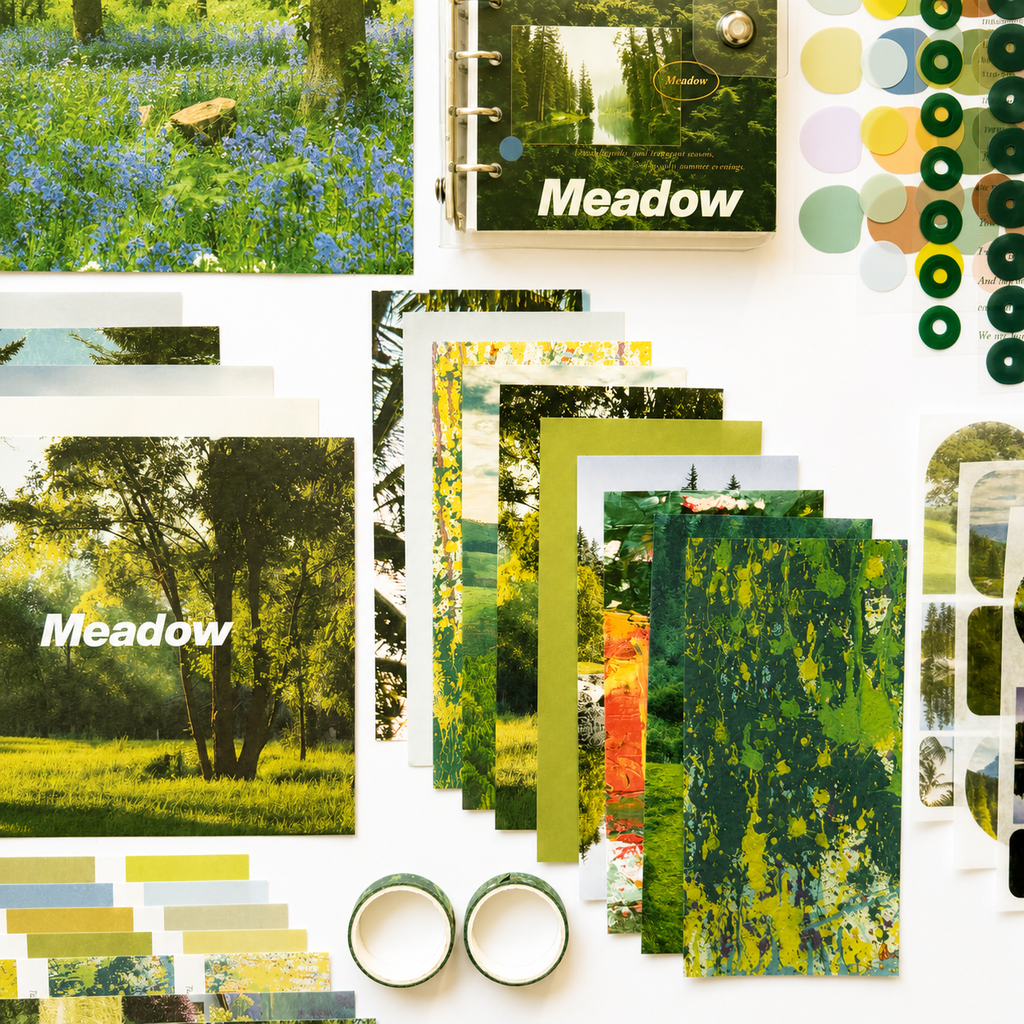 🌿 Forest Story Scrapbook Set (105 Pieces) 🌿