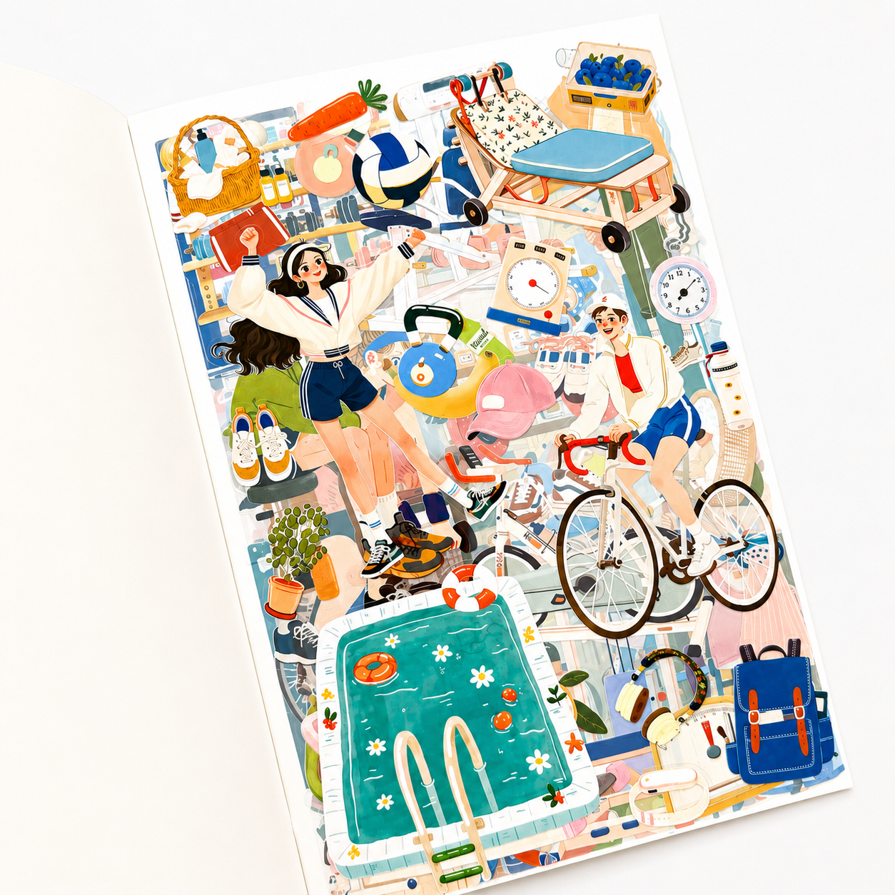 Daily Pulse Sticker Book | 800+ PET Stickers 💙