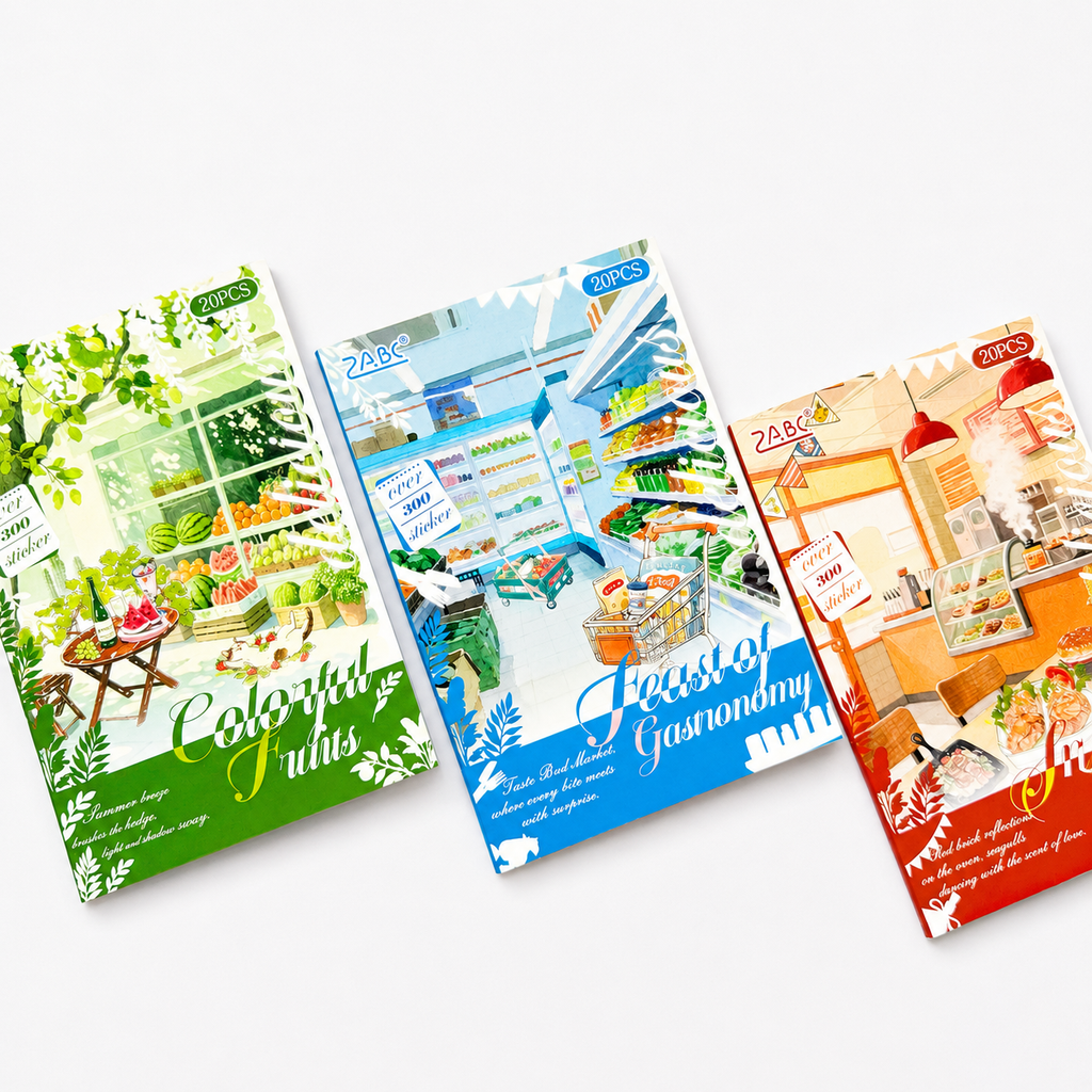 💕Food Collection Sticker Book | 300+ Stickers