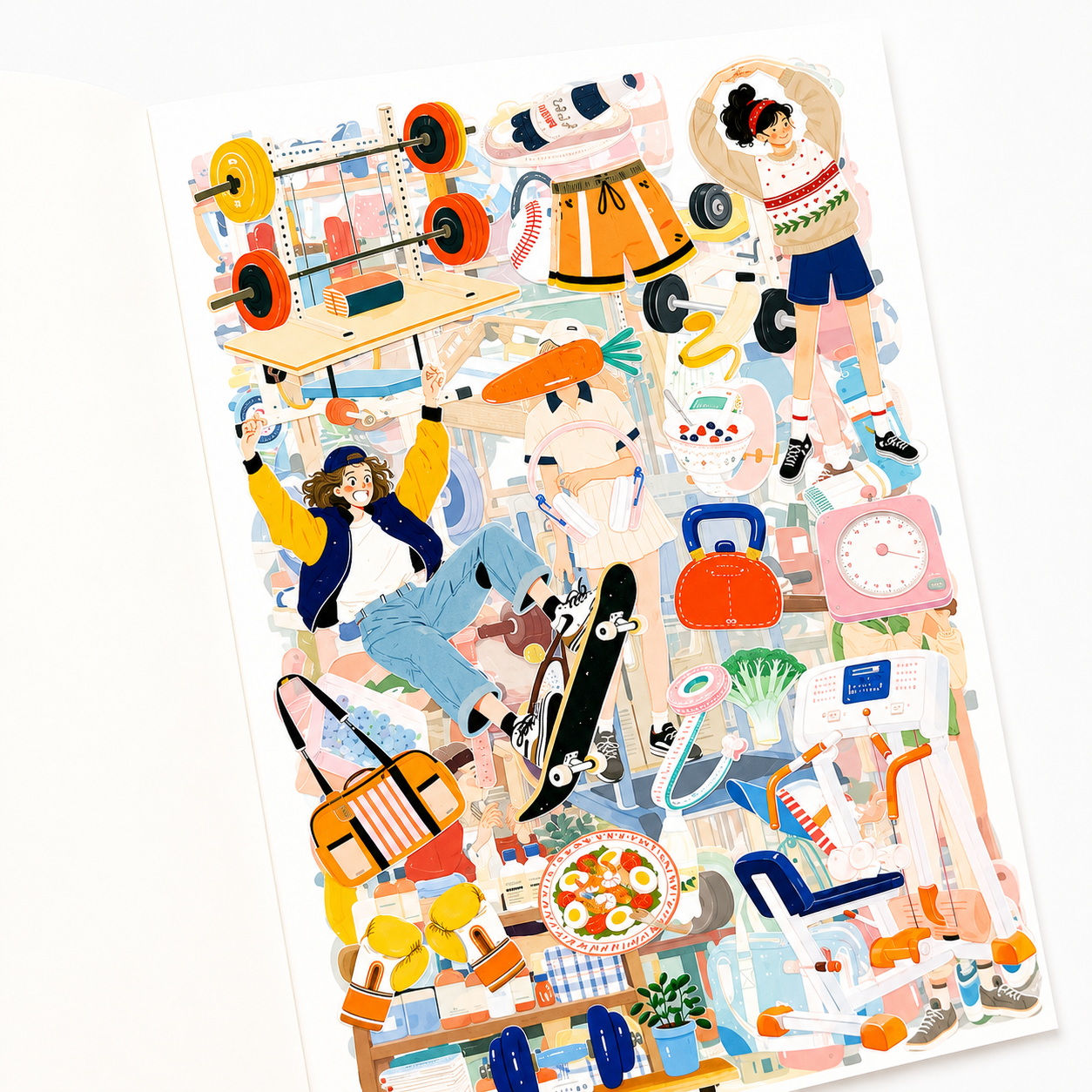 Daily Pulse Sticker Book | 800+ PET Stickers 💙