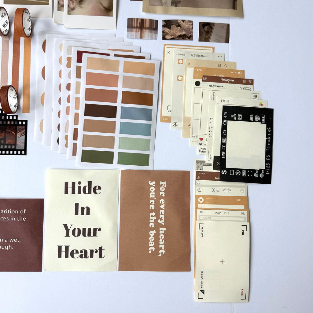 🤎 Spain Vintage Atelier — Luxury Collage Kit (64 pcs)