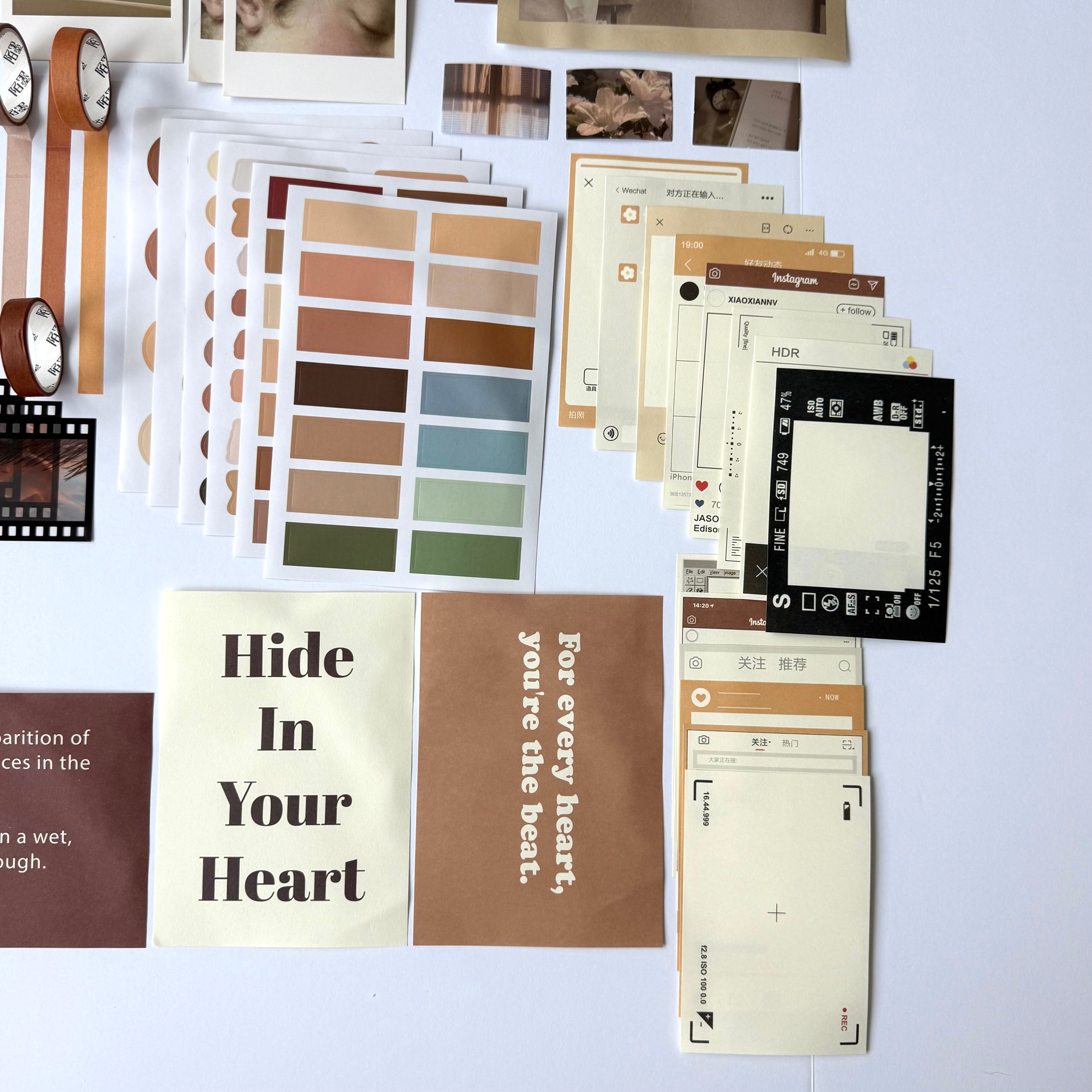 🤎 Spain Vintage Atelier — Luxury Collage Kit (64 pcs)