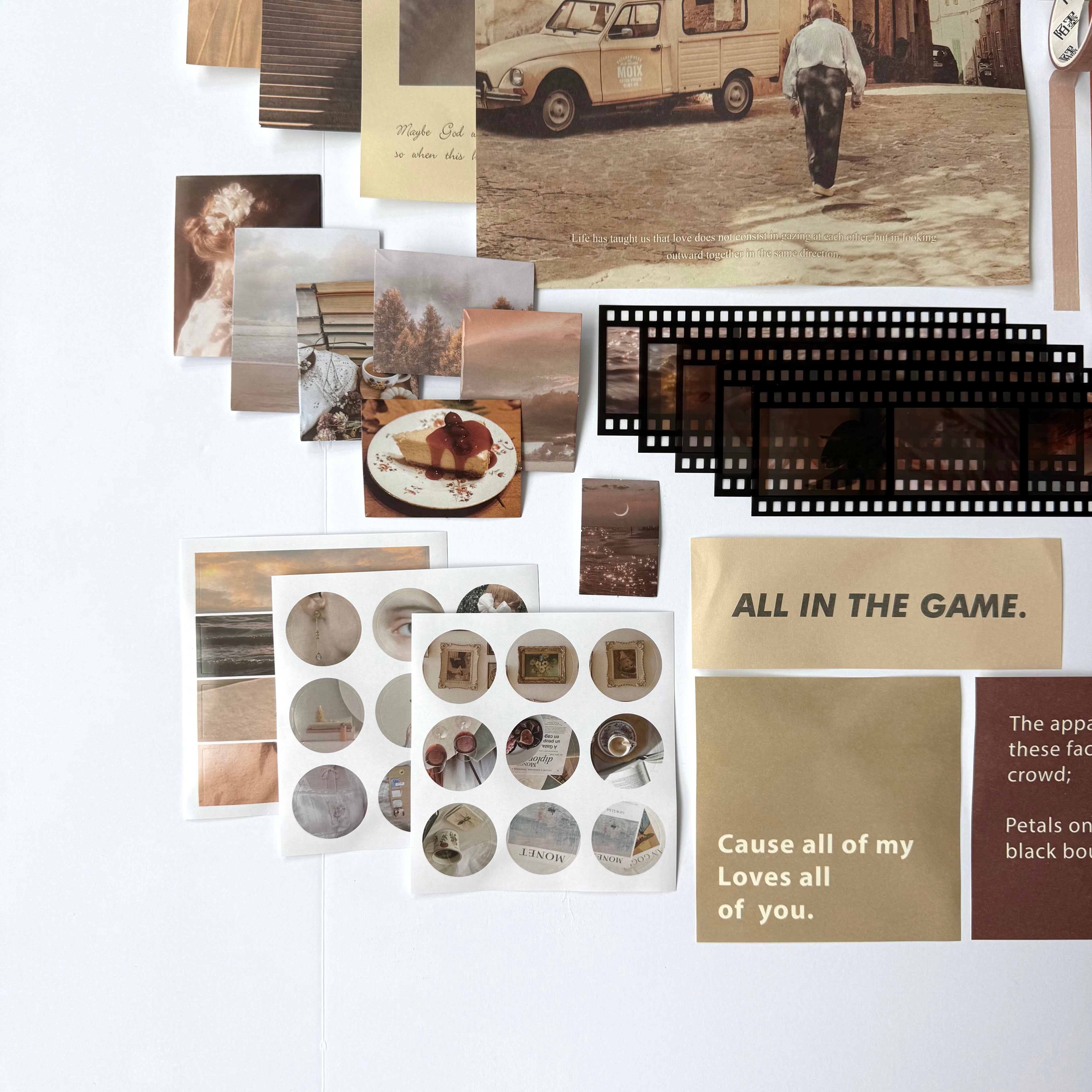 🤎 Spain Vintage Atelier — Luxury Collage Kit (64 pcs)