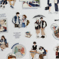 📖 Blue Chapter – New Beginnings Love Sticker Set (15 pcs) 💙📚