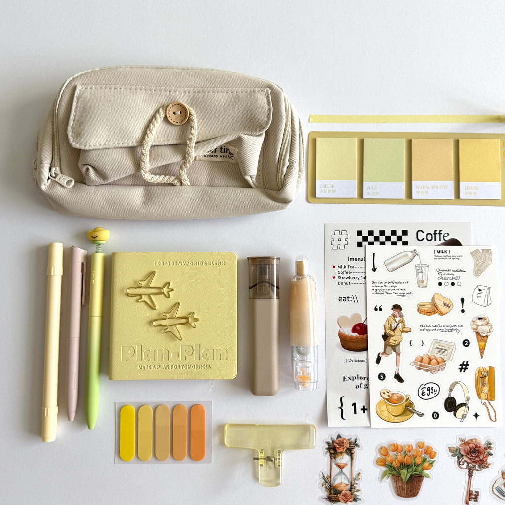 ☀️ Yellow Bundle — Cozy Café Mornings