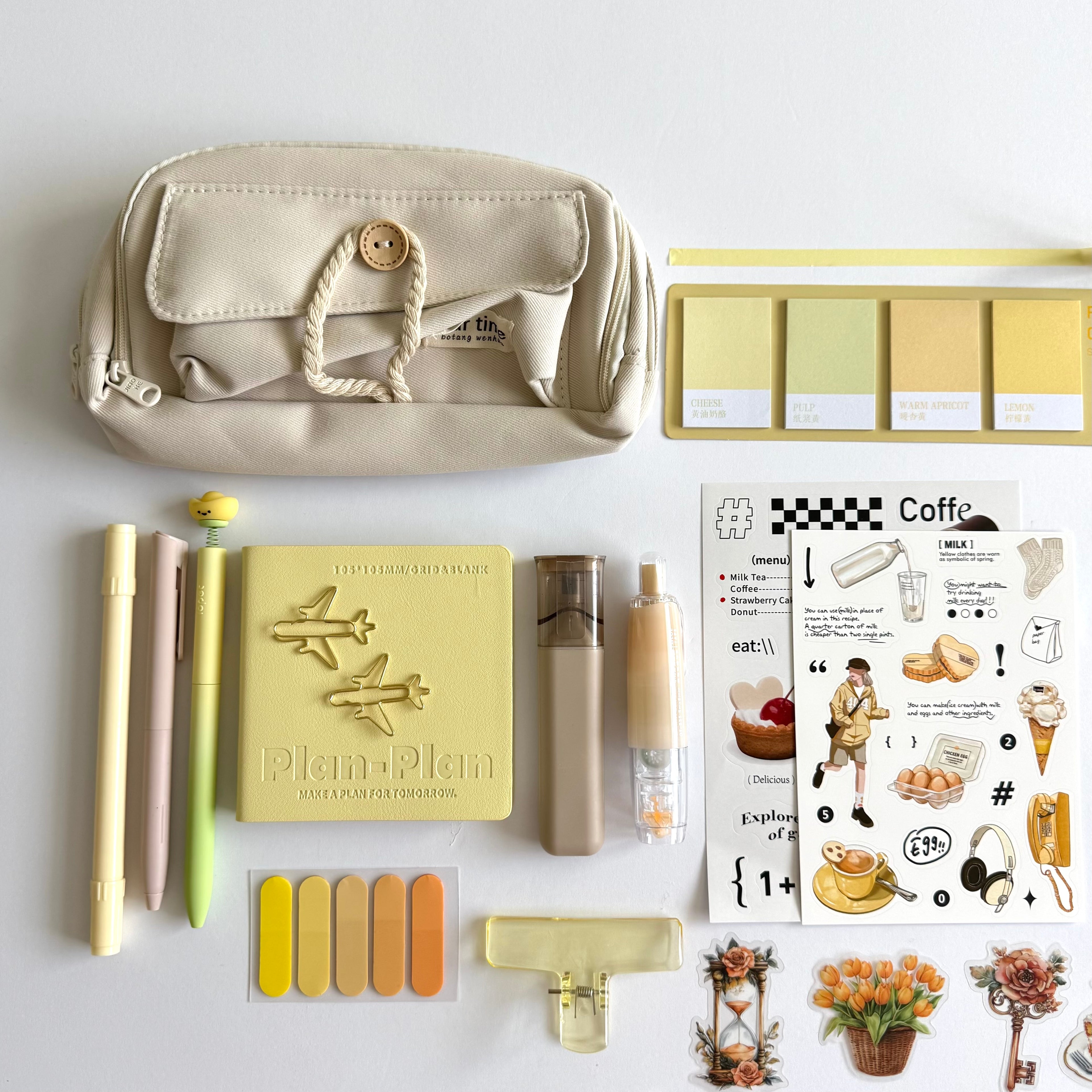 ☀️ Yellow Bundle — Cozy Café Mornings