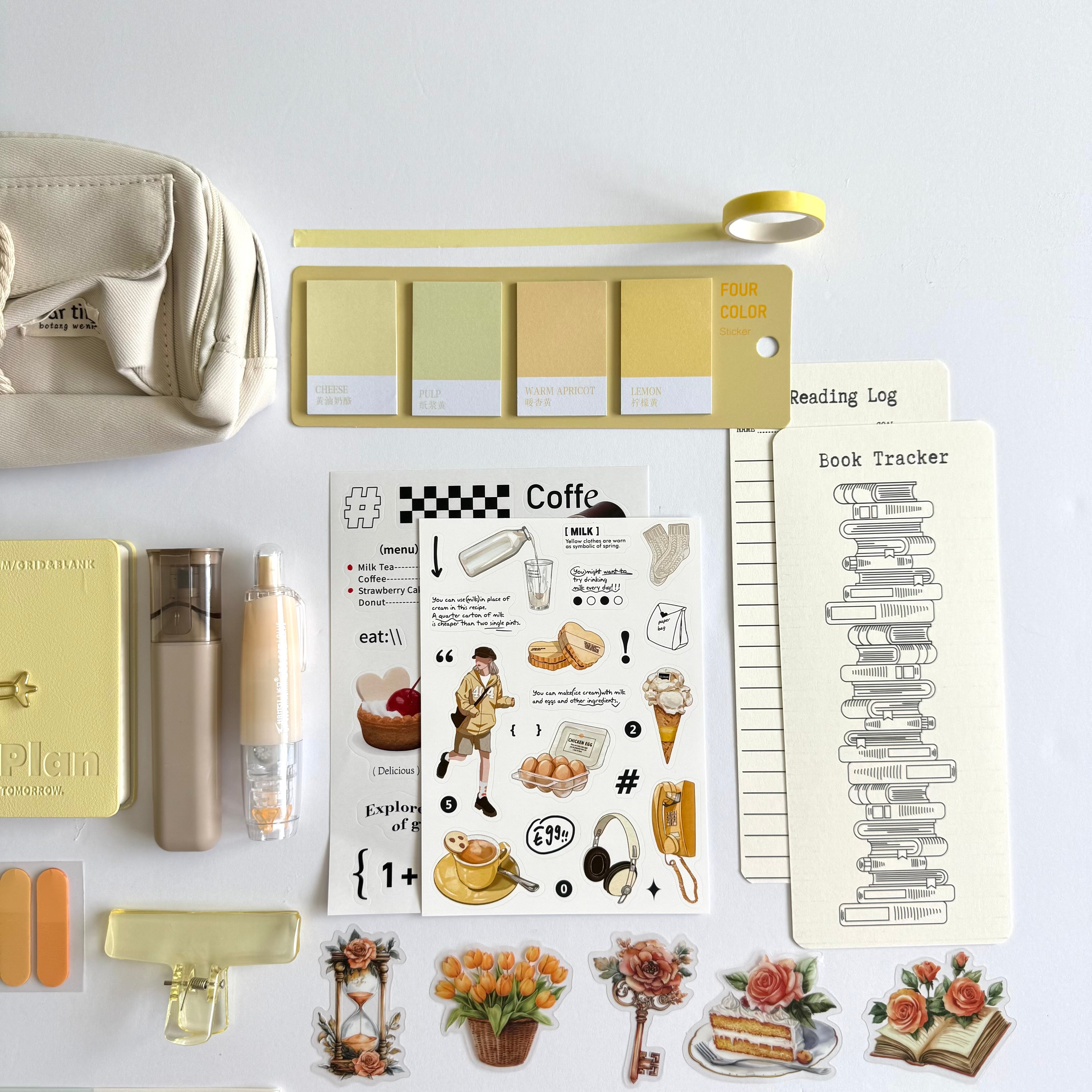 ☀️ Yellow Bundle — Cozy Café Mornings