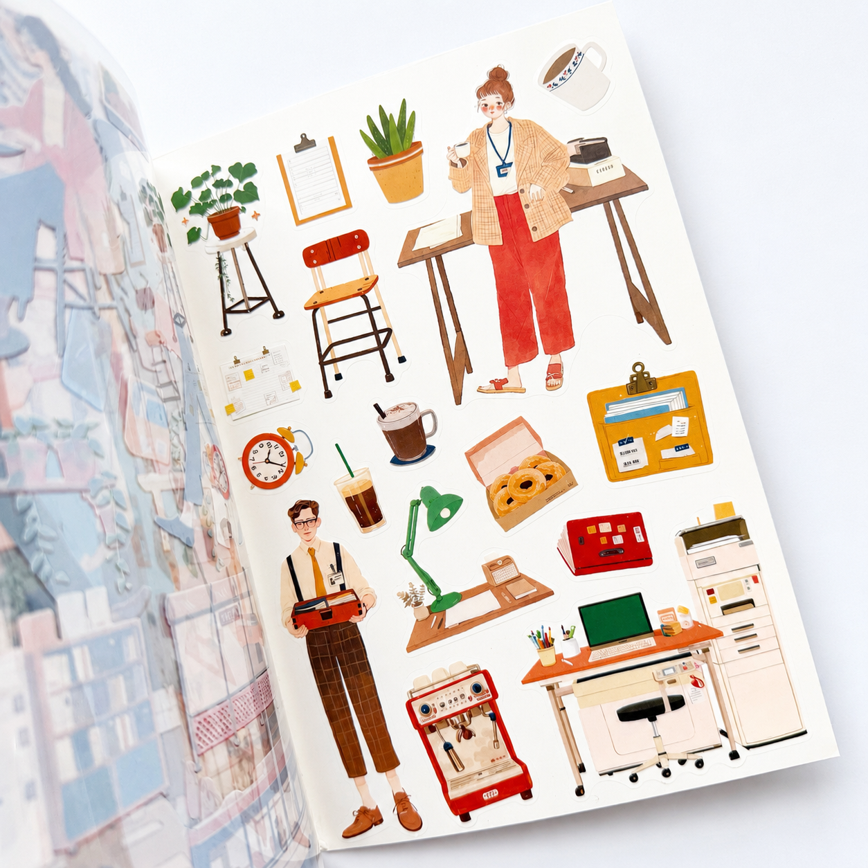 Morning Hustle Sticker Book | 800+ PET Stickers ☀️