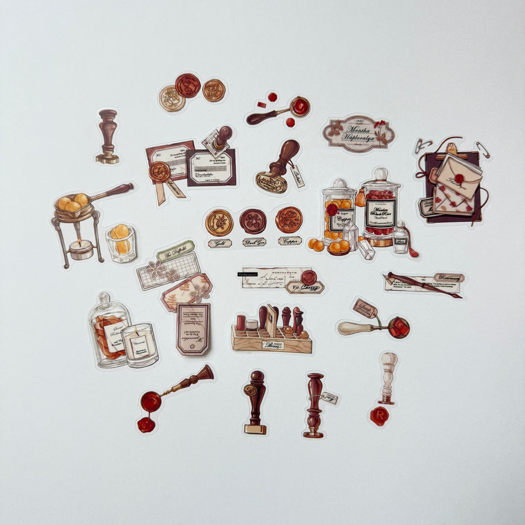 Wax Seal Rituals — Sticker Set (20 pcs)