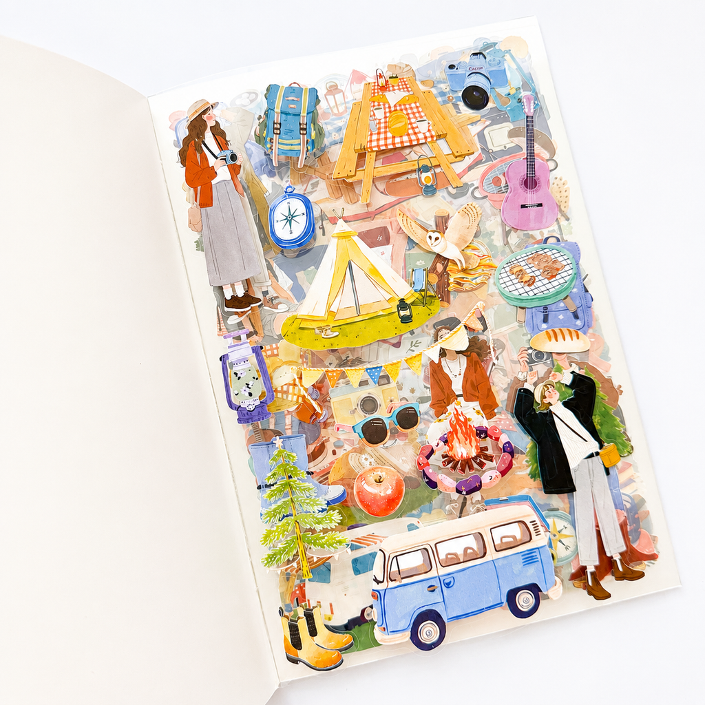 Night Glow Sticker Book | 800+ Stickers ✨