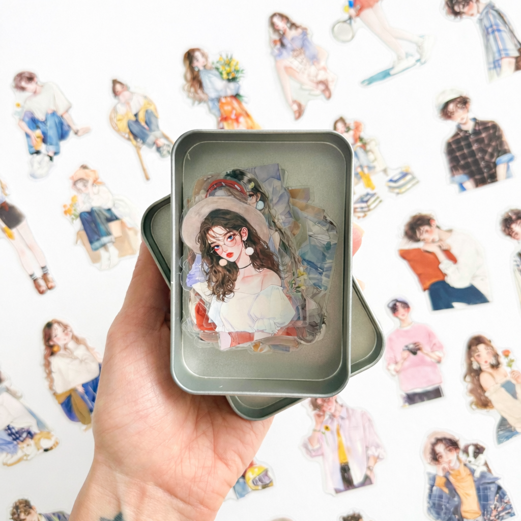 ✨ Memories of Late Summer — 100-Piece Sticker Collection