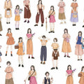 🍂 Warm Autumn Girls – Sticker Pack (30 pcs)