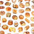🥐 Morning Bakery Bliss – Cozy Pastry Sticker Pack (50 pcs) 🍞✨
