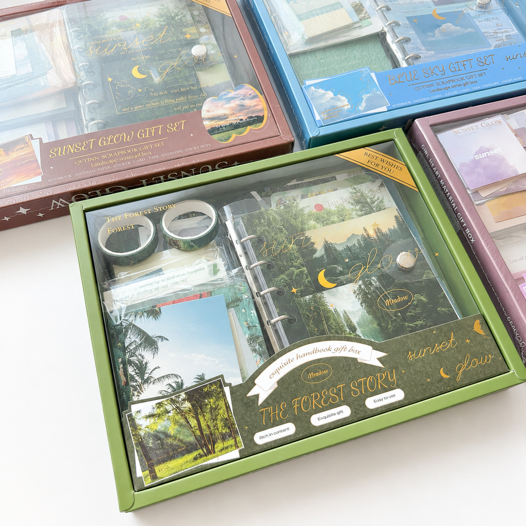 🌿 Forest Story Scrapbook Set (105 Pieces) 🌿