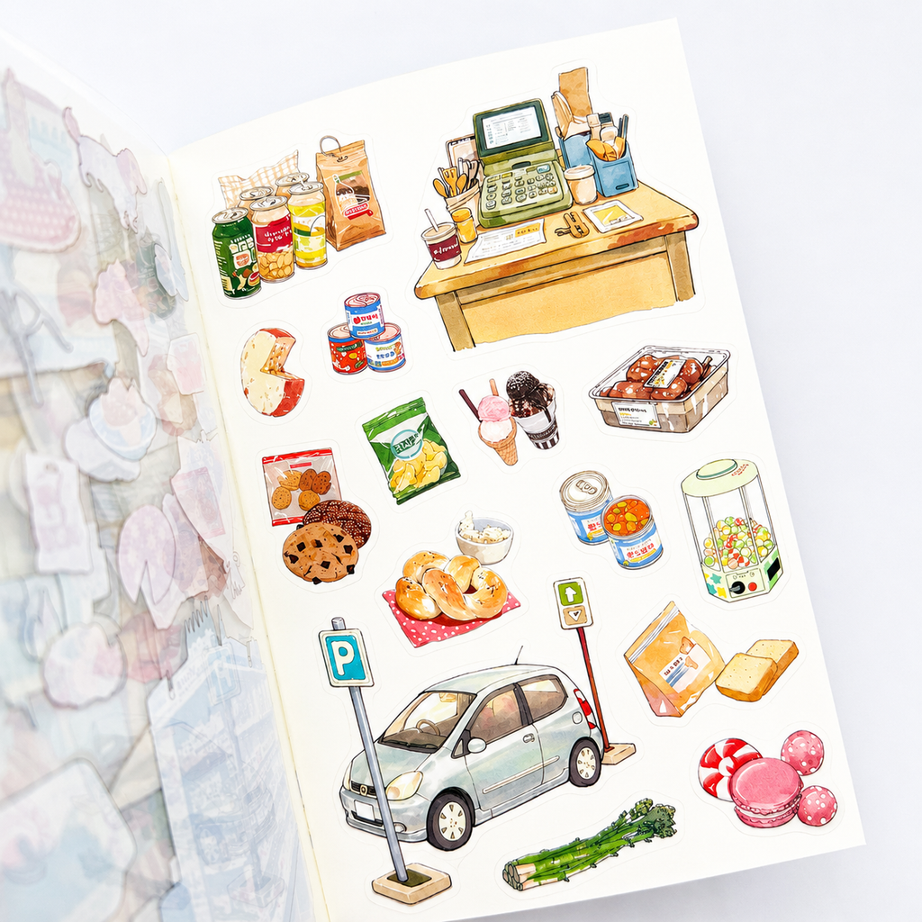 💕Food Collection Sticker Book | 300+ Stickers