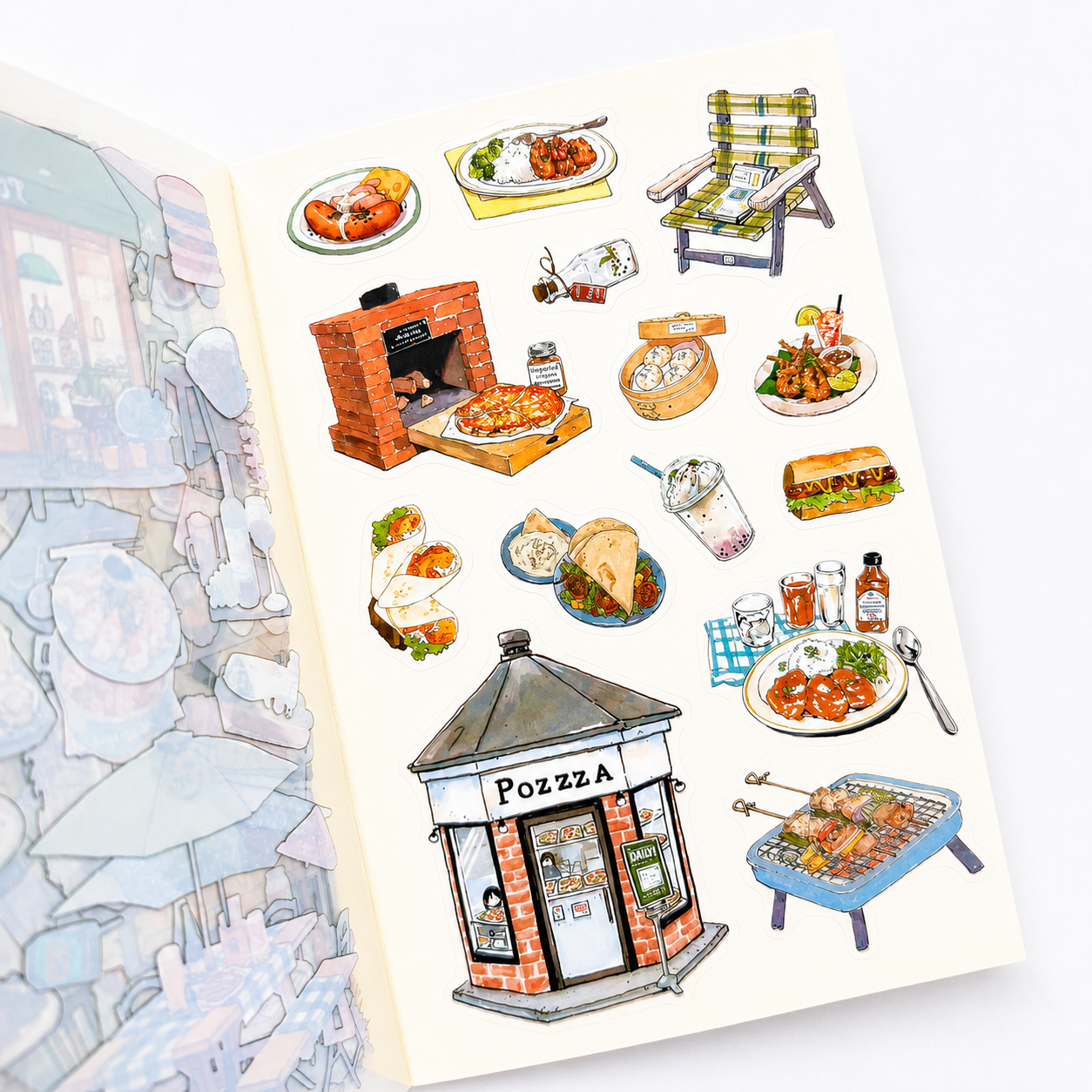 💕Food Collection Sticker Book | 300+ Stickers