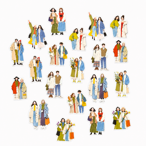 Best Friends Sticker Pack 👯‍♀️🤍 - 20 pcs