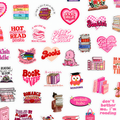 Book Girlie Sticker Pack 💖📚 - 50 pcs