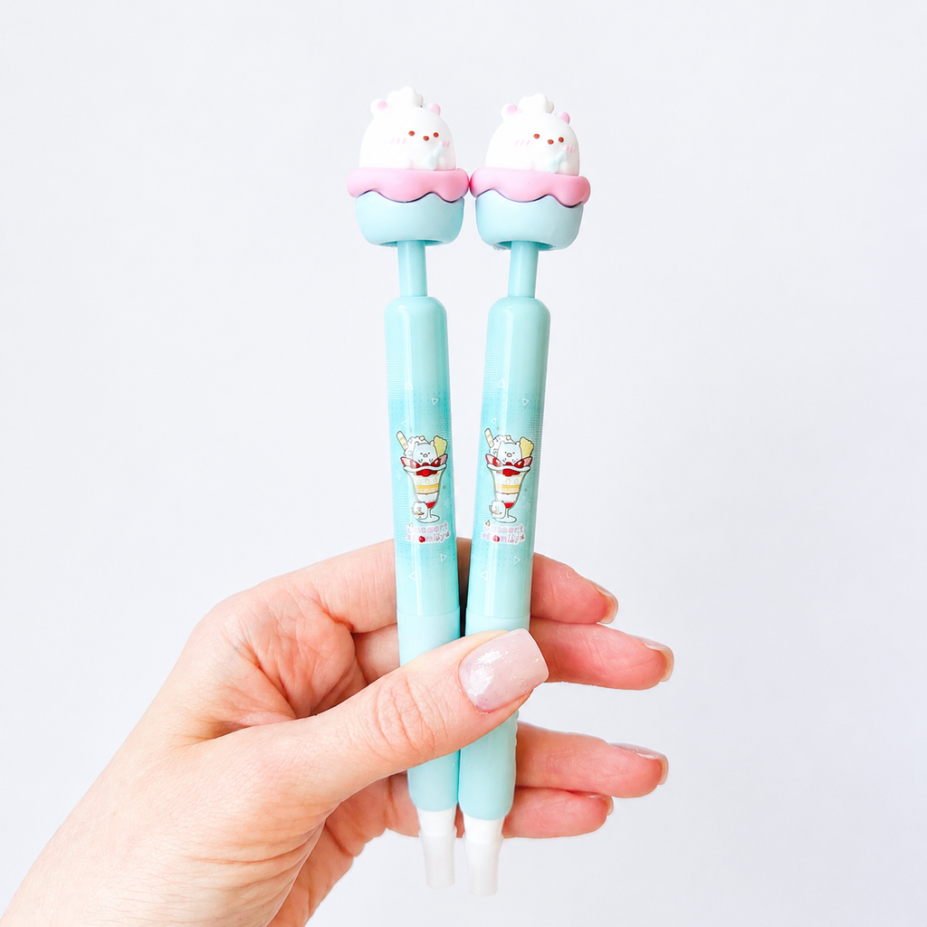 Dessert Family Gel Pen 🍮🐥 1 pcs