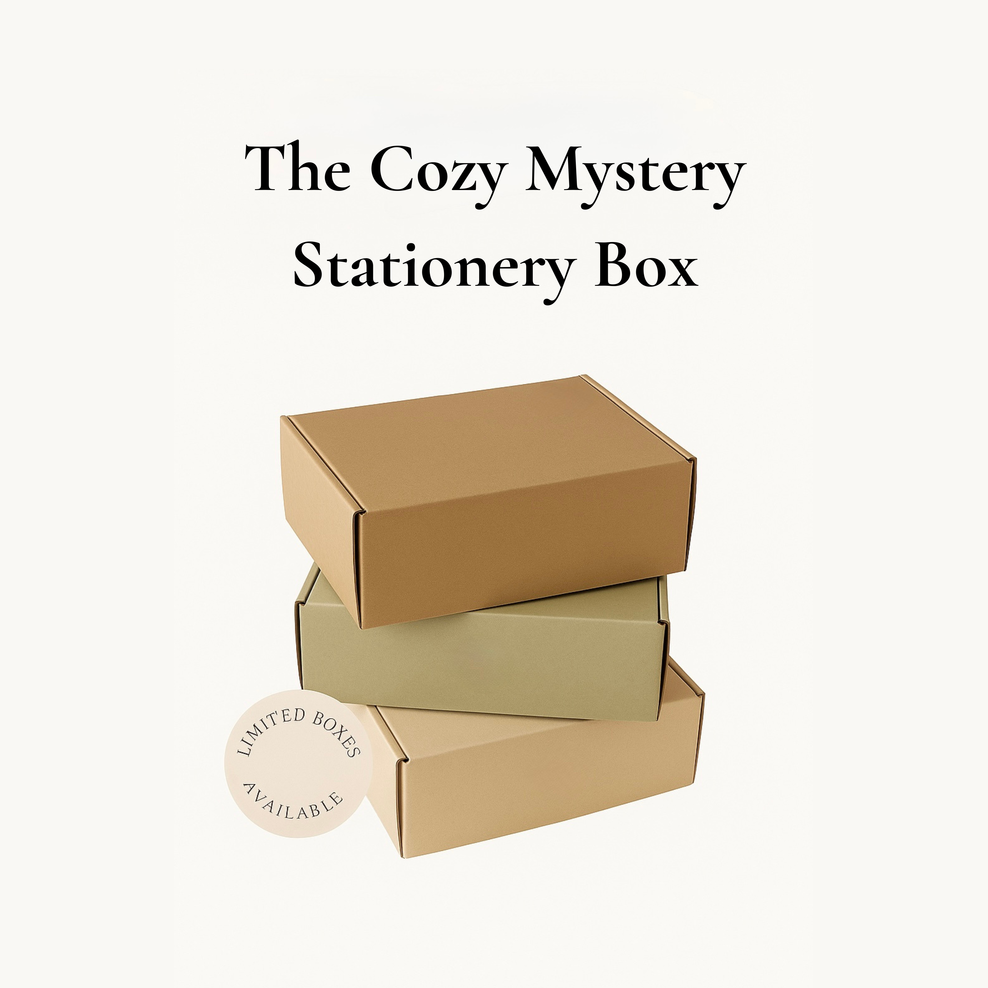 The Cozy Mystery Stationery Box - 20 surprise items