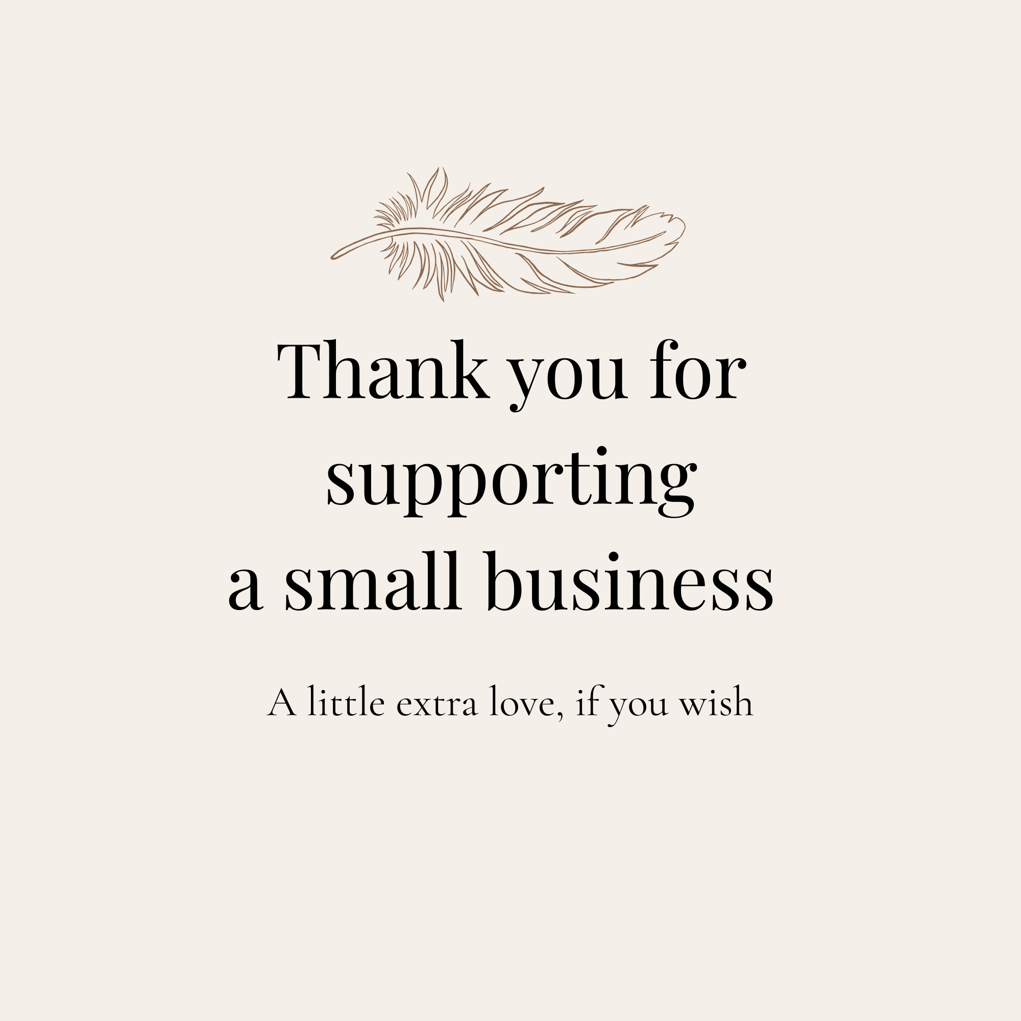 A Small Thank-You 🤍